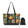 thumbnail image 7 of FORMRS Canvas Laptop Tote Bag for Women with 15.6" Computer Compartments Shoulder Handbag, Vibrant Oranges, 7 of 7