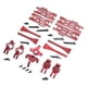 thumbnail image 4 of Kit de actualización de metal, duradero, fácil de usar, piezas de repuesto, piezas de automóvil, copa de dirección RC Rojo, 4 of 6