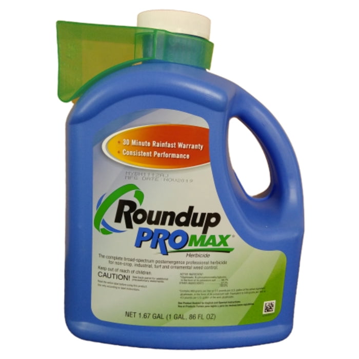 Roundup ProMax Herbicide, 1.67 gal with Quick Absorption
