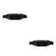 thumbnail image 4 of Eigraketly Riñonera de bolsillo grande para exteriores, riñonera con cremallera Invisible, accesorios ajustables para hombre, riñonera, camuflaje negro 2piezas, 4 of 6