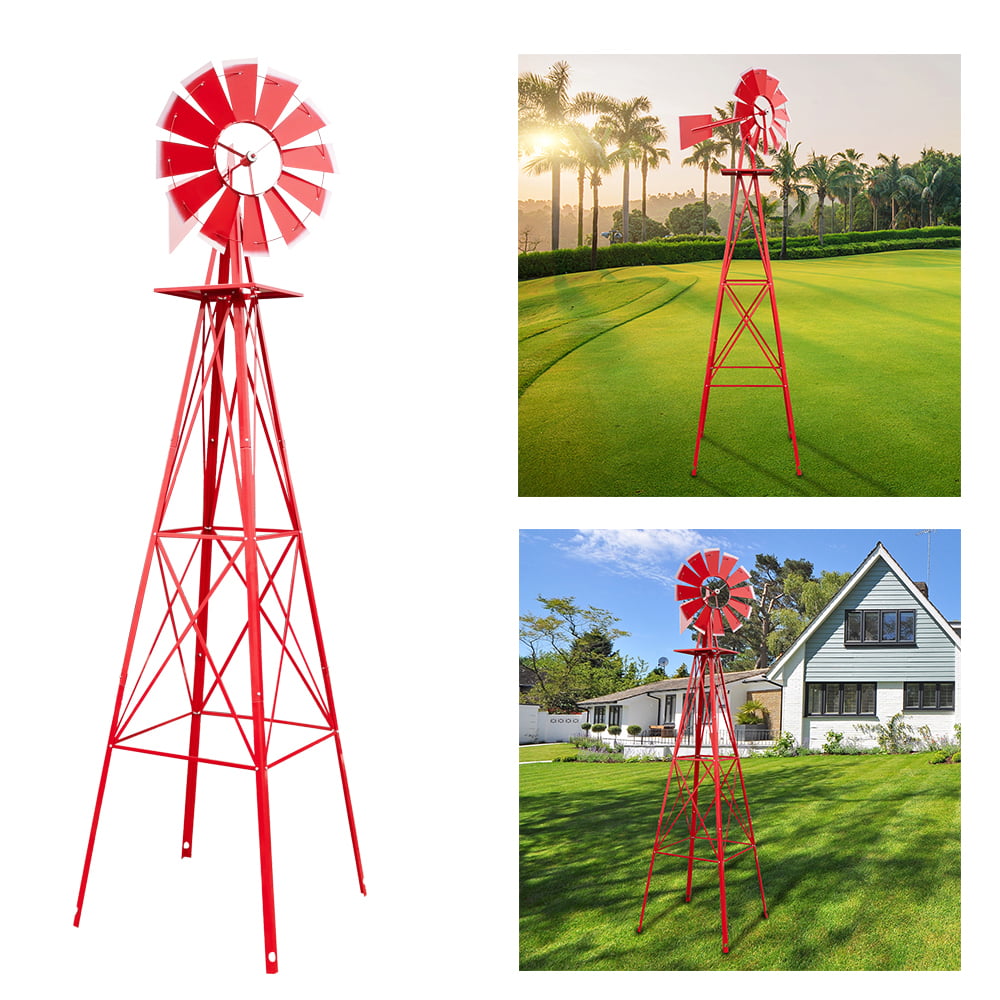 Details about   Handmade Metal Windmill Rooster Wind Spinners Statue Garden Farm Decor 