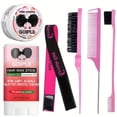 thumbnail image 1 of 6pcs/Set Wigs Install Accessories Set, Edge Control Wax, Hair Wax Stick, Lace Front Melting Elastic Headband, Rat Tail Comb, Teasing Comb, Edge Control Hair Brush, 1 of 5