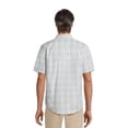 thumbnail image 3 of George Men's & Big Men's Short Sleeve Poplin Button-Up Shirt, Sizes S-3XL, 3 of 6