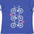 thumbnail image 4 of Inktastic Biking Bicycle Silhouette Girls Toddler T-Shirt, 4 of 5
