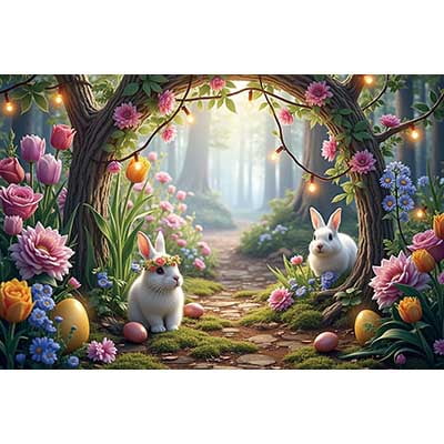 202 Easter Backgrounds Bunny Rabbit Eggs Spring Gre Pink Photography Backdrops Gard Party Photo Studio rations
