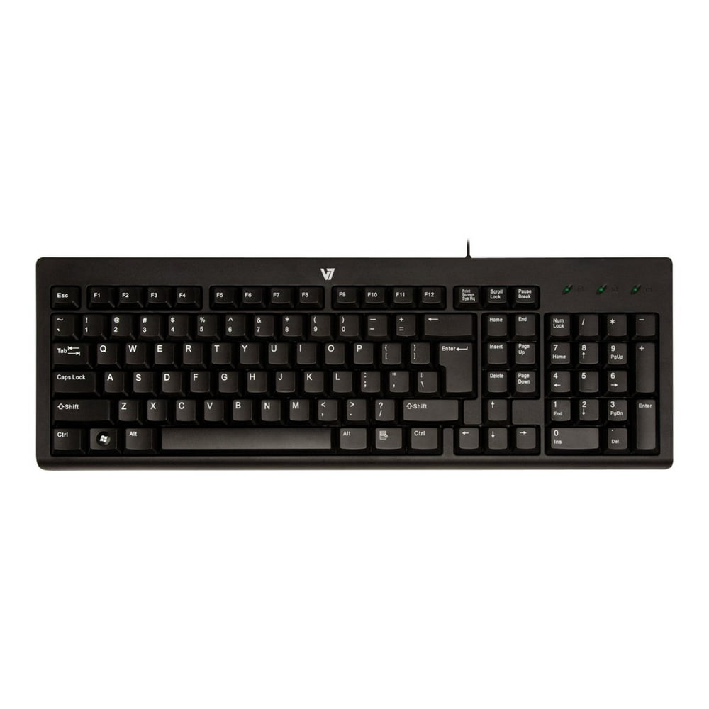 V7 Standard Keyboard PS/2 black retail