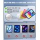 thumbnail image 2 of Funda para tableta MoKo iPad 11/10.9 pulgadas, a prueba de golpes, azul cian, 2 of 8