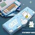 thumbnail image 4 of yeegool Cute Pattern Hard Cover Pencil Case, Multicolor, 1 Count, 4 of 5