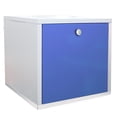 thumbnail image 2 of Buro Flotante Recamara Mdf Luz Led Ensamblado Azul, 2 of 7