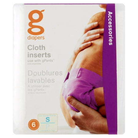 gDiapers Cloth Inserts - 6pk (Choose Your Size)