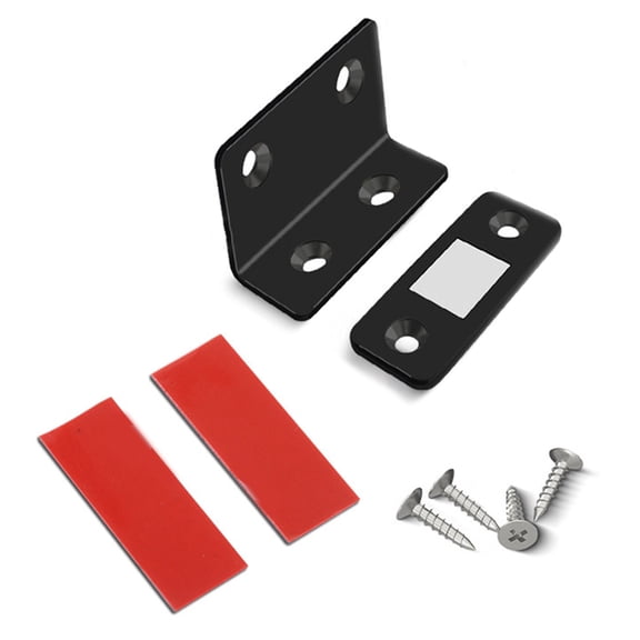 Hidden Cabinet Catch L-shaped Strong Magnetic Cupboard Closer Furniture Hardware