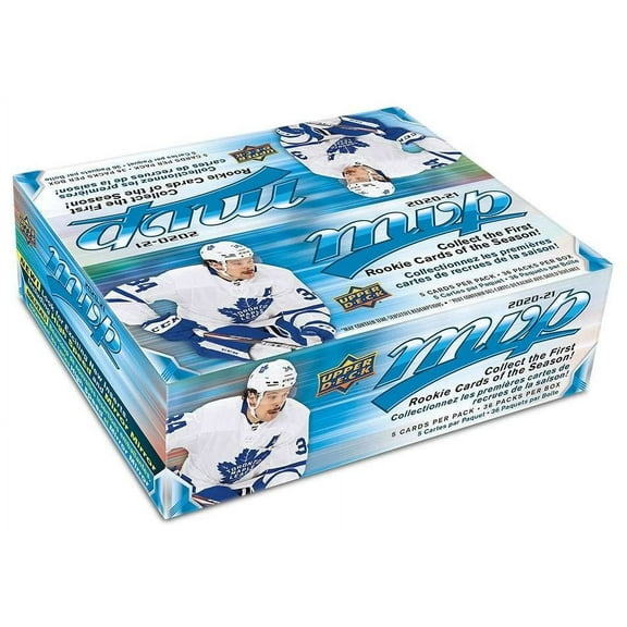 2020 2021 Upper Deck MVP Hockey Series Unopened Retail Box of 36 Packs with Chance for Stars, 1 Draft Picks, Rookie Cards, Silver Scripts Plus