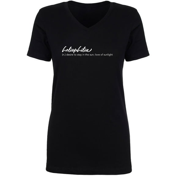 Heliophilia Womens V-Neck T-Shirt