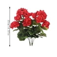 thumbnail image 3 of Artificial Silk Flowers Home Decor 15 Inch Uv Resistant Artificial Outdoor Flowers Red Decorations for Party Faux Flowers for Outdoor Planters, 3 of 4