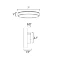 thumbnail image 2 of 57883WTWT-Maxim Lighting-Trim - 15W 1 LED Round Flush Mount-1 Inches Tall and 7 Inches Wide, 2 of 3