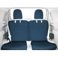 thumbnail image 2 of CalTrend Rear 50/50 Split Back & Solid Cushion Tweed Seat Covers for 2012-2015 Scion iQ - TY491-04TA Blue Insert and Trim, 2 of 3