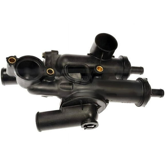 Engine Coolant Thermostat Housing Assembly - Compatible with 2007 - 2017 Jeep Patriot 2008 2009 2010 2011 2012 2013 2014 2015 2016