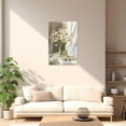 thumbnail image 4 of ZHONGYUTONG White Daisy Canvas Wall Art Flowers Pictures Wall Decor Daisy Floral in Vase Painting for Living Room Decor Framed (16.00" x 24.00"), 4 of 5
