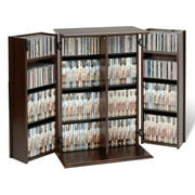 Small Deluxe Media Storage with Locking Shaker Doors Walmart