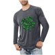 thumbnail image 1 of Blusas y camisas de manga larga con cuello redondo para hombre, deportivas, fitness, hogar, pijamas navideños estampados, camiseta de manga larga con cuello redondo, blusa de poliéster para hombre, 1 of 3