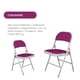 thumbnail image 3 of 6 sillas plegables de oficina acojinadas ilios innova  Moradas, 3 of 5