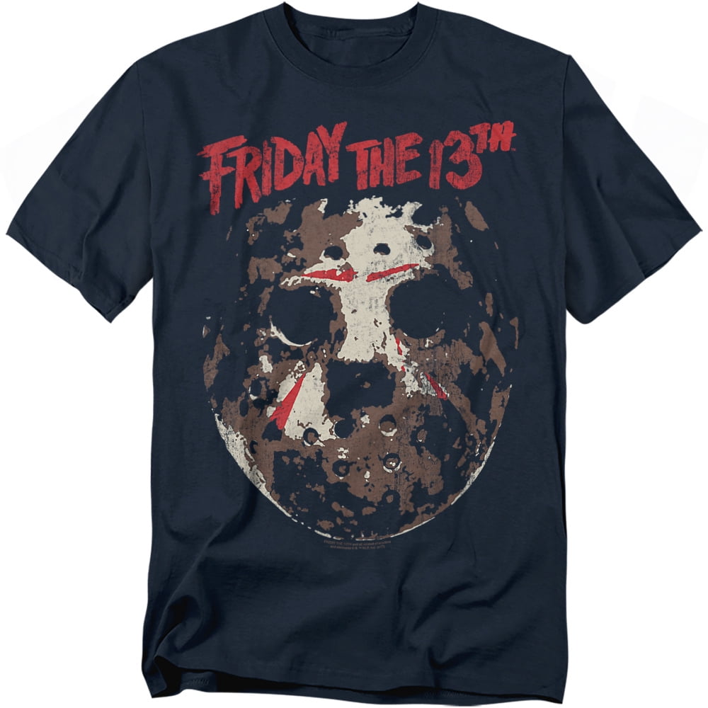 Friday the 13th New Blood Jason Unmasked Men's Black T-shirt - L