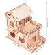 thumbnail image 5 of EeaseMX Casa de madera para hámster, refugio para animales pequeños, juguete para hámster enano, ratón, 5 of 7