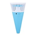 thumbnail image 2 of Mini ventilador de mano cono en forma de mesa superior colgando cuello ventilador portátil de verano ventilador personal blanco, 2 of 8