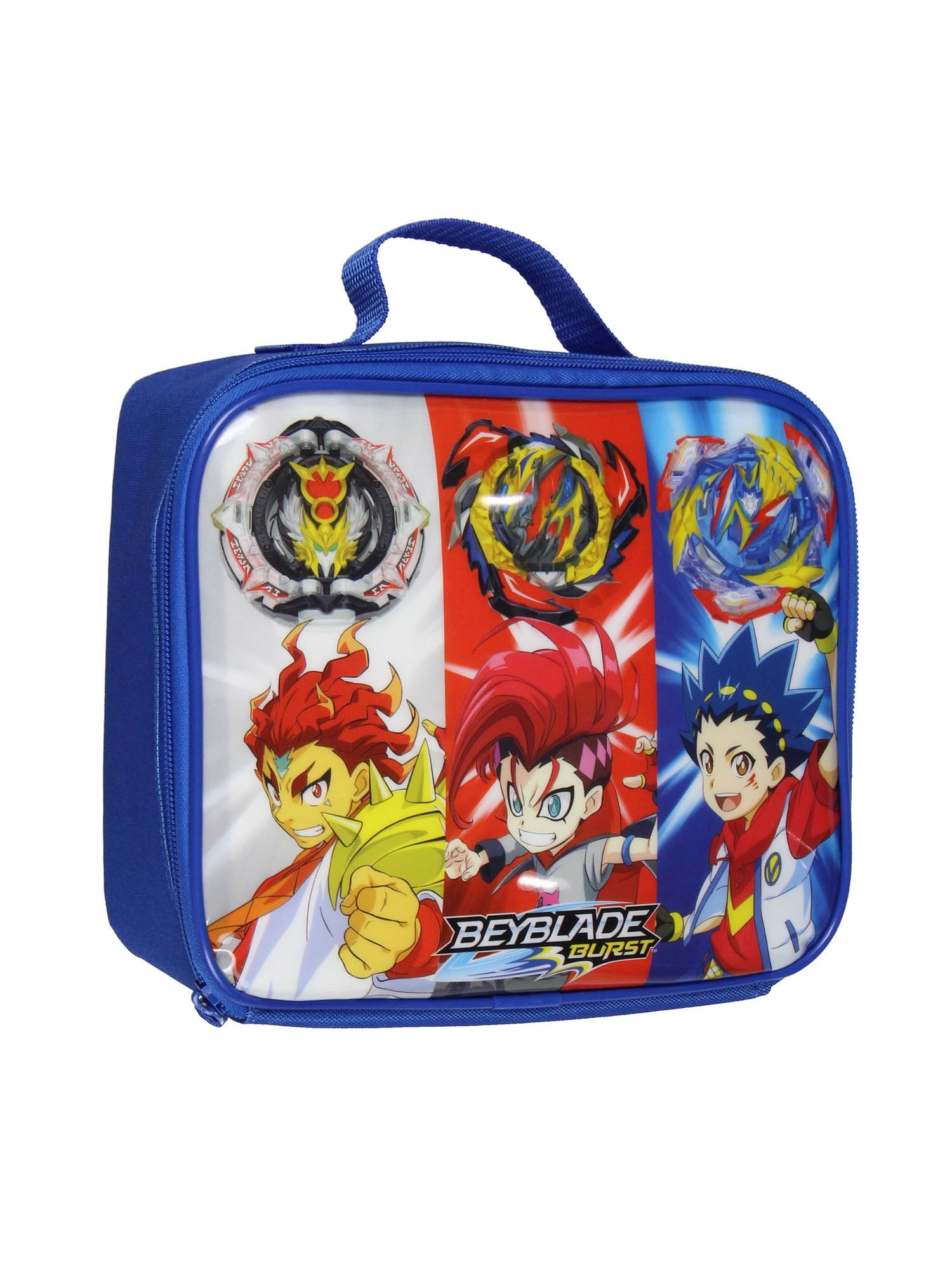 Beyblade Burst Show Bel Daizora Valt Aoi Single Compartment Lunch Box Bag 10"