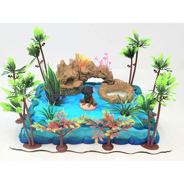 Cake Toppers Moana Birthday Set Featuring Baby Moana And Accessories Walmart Com Walmart Com