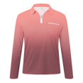 thumbnail image 5 of UAYOTSE Men's Polo Shirts Golf Shirts Long and Short Sleeve Moisture Wicking Polo Shirts,L Red, 5 of 5