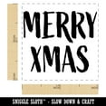 thumbnail image 2 of Merry Xmas Christmas Sketchy Fun Text Self-Inking Rubber Stamp Ink Stamper - Black Ink - Small 1 Inch, 2 of 7