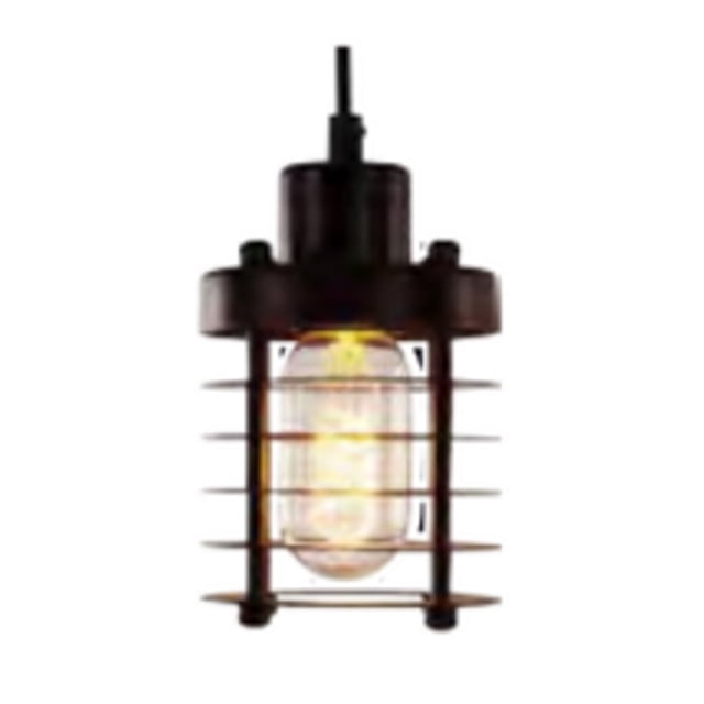 Farol Rústico Colgante Iluminación Luz Vic Cobre Óxido Innovador
