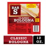 Bar-S Classic Bologna Sliced Deli-Style Lunch Meat, 10 Slices Per Package, 12 Ounce Pack