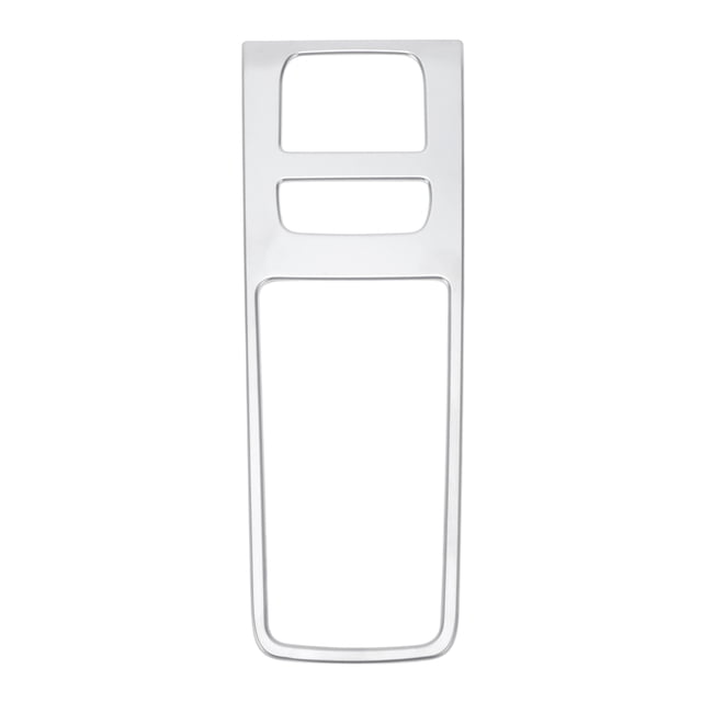 Cubierta del panel de la palanca de cambios Unique Bargains para Toyota Harrier 80 Series, cubierta de adorno del panel de interruptores de consola interior impermeable, tono plateado cromado, 1 pieza