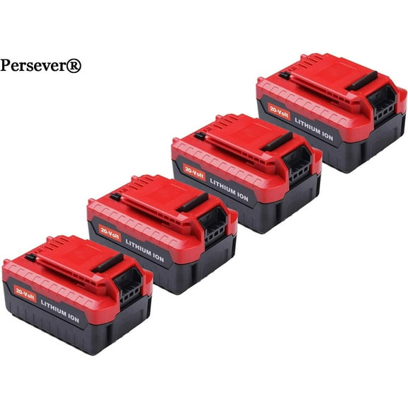 4Pack 20 Volt 5.0Ah Lithium-Ion Max Battery for Porter Cable PCC685L PCC680L 20v Cordless Tools