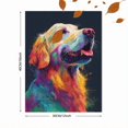 thumbnail image 3 of Colorful Dog Portrait Canvas Print, Wall Art for Living Room Bedroom Office Den Hallway, 3 of 8