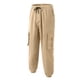 thumbnail image 3 of Pantalones cargo de largo completo y cintura media para hombre: estampado a cuadros lisos, cordón, bolsillos; pantalones deportivos informales para la playa, para todas las estaciones, poliéster; t, 3 of 7