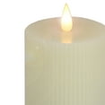 thumbnail image 4 of HGTV Home Collection Georgetown Real Motion Flameless Candle With Remote, Ivory with Warm White LED Lights, Battery Powered, 10 in, 4 of 5