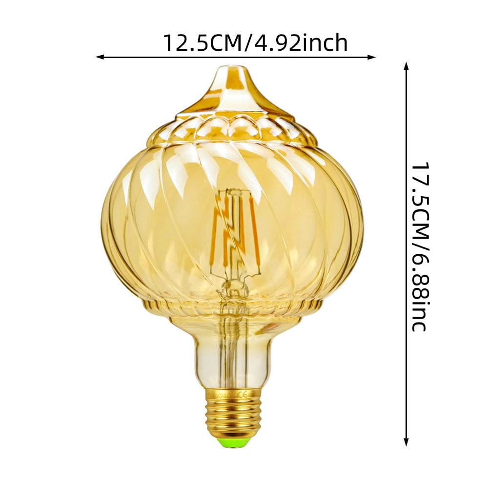 TIANFAN G40 Big Edsion Led Bulb Specail Shaped Lantern Light Bulb 4W 2500Kelvin 40W Equal E26 Decorative Light Bulbs