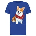 thumbnail image 1 of Cute Dog With Christmas Lights T-Shirt Men -Image by Shutterstock Men T-Shirt, Male x-Large, 1 of 2