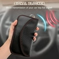 thumbnail image 2 of Faraday Pouch for Car Keys, Car RFID Signal Blocking Holder, Key Fob Protector, Double-Layers of Shielding Carbon Fiber Material Anti-Theft Faraday Pouch(2 Pack), 2 of 6