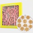 thumbnail image 3 of Cheapark 8pcs Flower-Shaped Valentine's Day Baking Molds - Durable Cutting Tools for Cake Cookies, Food-Safe Material, Perfect for DIY Festive Treats & Romantic Baking Projects, 3 of 8