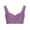 Purple, variant on Bigersell Womens Front Snap Closure Bra - Daisy Bra for Seniors - Women Lace Trim V-Neck Push up Bras No Underwire Comfortable Wireless Bra Female Padded Bralette Wire-Free Bra Style-R10 Purple XXL