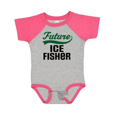 

Inktastic Fishing Future Ice Fisher Boys Baby Bodysuit