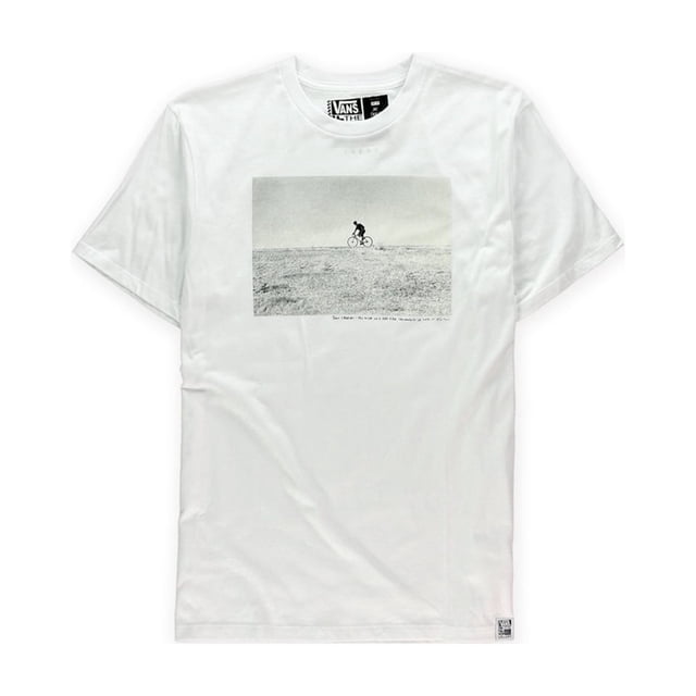 Vans OTW Gallery: Camiseta gráfica Tanju para hombre, blanca, grande Vans Camiseta gráfica