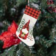 thumbnail image 5 of Suncoda Christmas Tree Decorations, Knitted Christmas Stockings with Santa Claus and Snowman Designs Red Gift Bags Ideal for Christmas Tree Hanging Decoration, 5 of 8