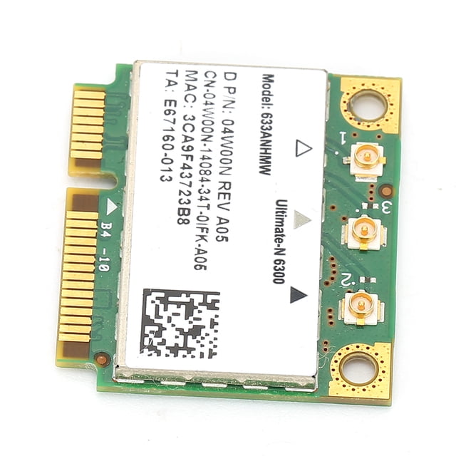 Tarjeta Tarjeta De Red Para Intel6300 DualBand 2.4/5GHz 802 A G N 450Mbps Mini PCIE Puerto Wifi