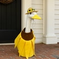 thumbnail image 5 of Gaiwos Sunflower Porch Goose Outfit, Decorative Clothing for 23 Inch Lawn Goose, Seasonal Garden Goose Costume for Porch, Yard, and Patio Decor, 5 of 6