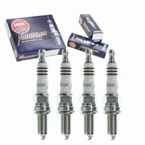 4 pc NGK 8196 Iridium IX Spark Plugs for 98069-5697Q-HE 99000-79L65-012 BY480-DCPR6 MZ602089 Ignition Wire Secondary Fits select: 1991-1993 BMW M5